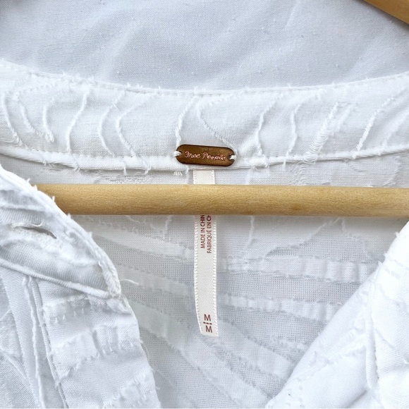 FREE PEOPLE | CAN’T STOP DREAMING TUNIC IN WHITE MEDIUM - Picture 6 of 8